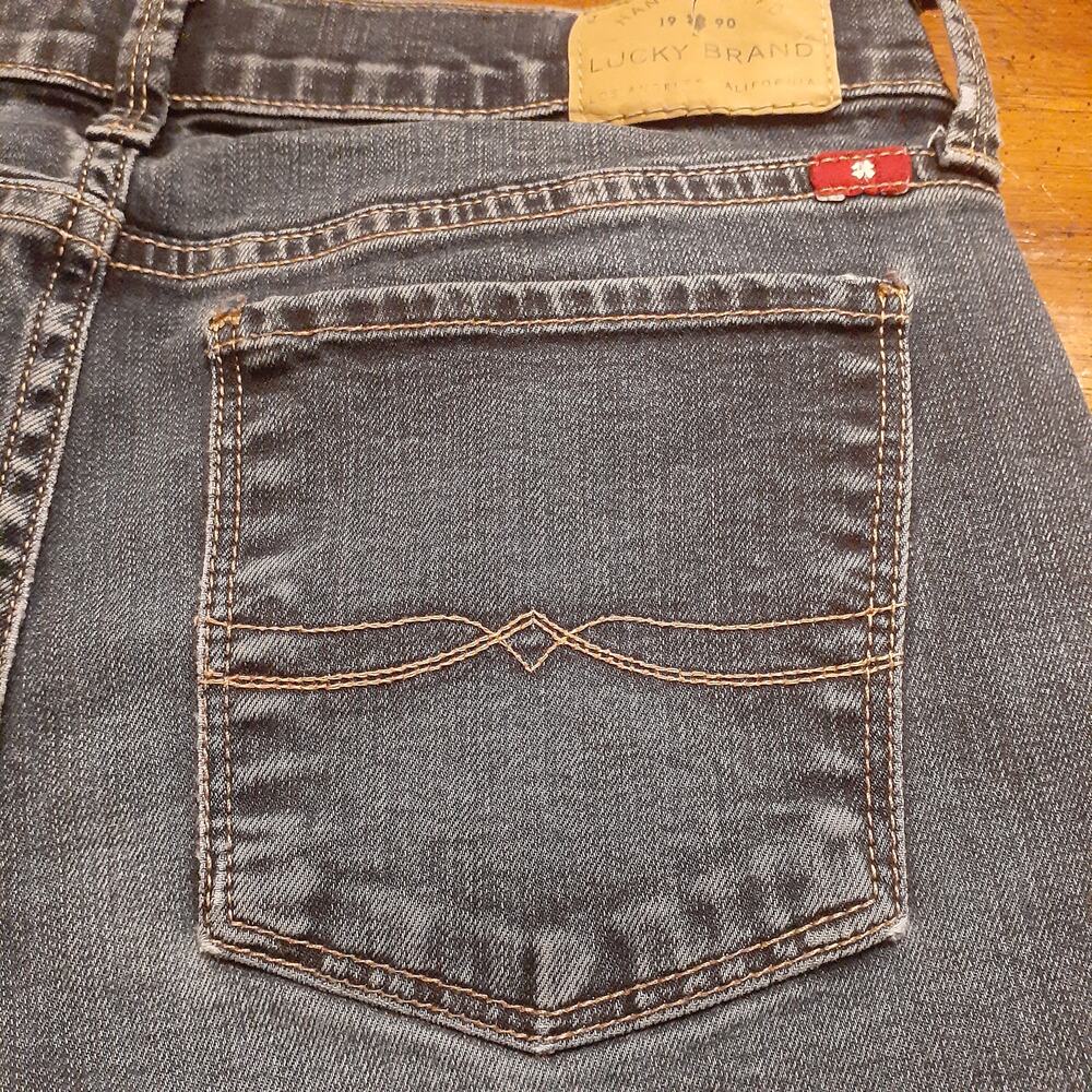 BLUE LUCKY BRAND JEANS ANKLE 0125 USED - Picture 4 of 10